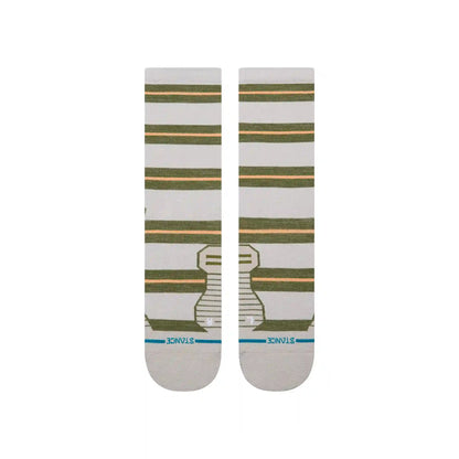 STRIPED IT LIGHT WOOL CREW