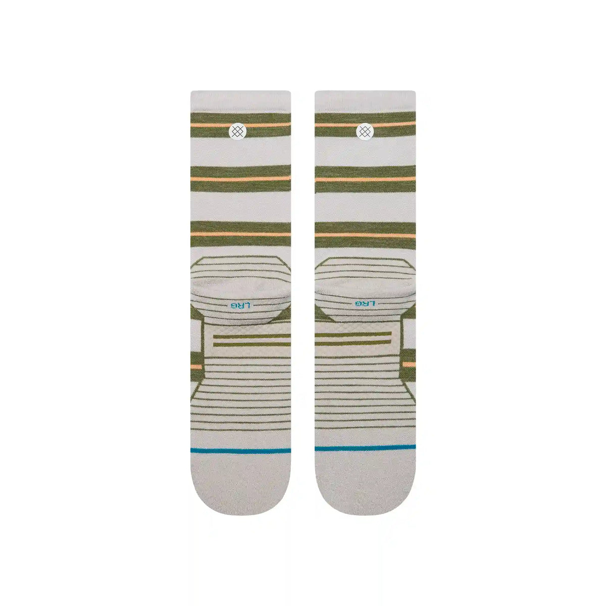STRIPED IT LIGHT WOOL CREW