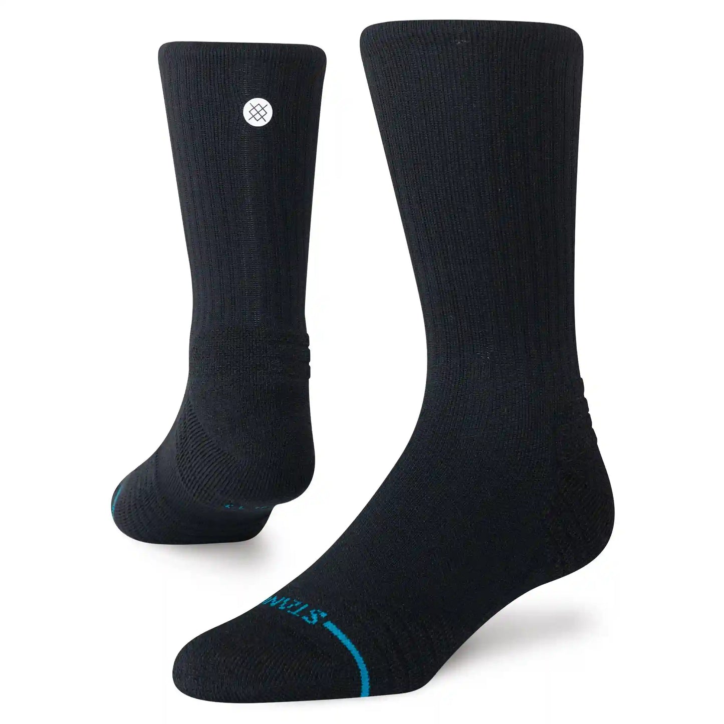 SOLID MID RIBBED CREW