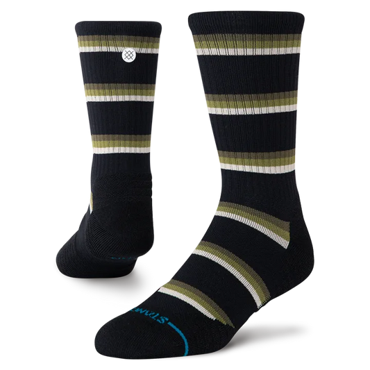 MULTISTRIPE MID RIBBED CREW